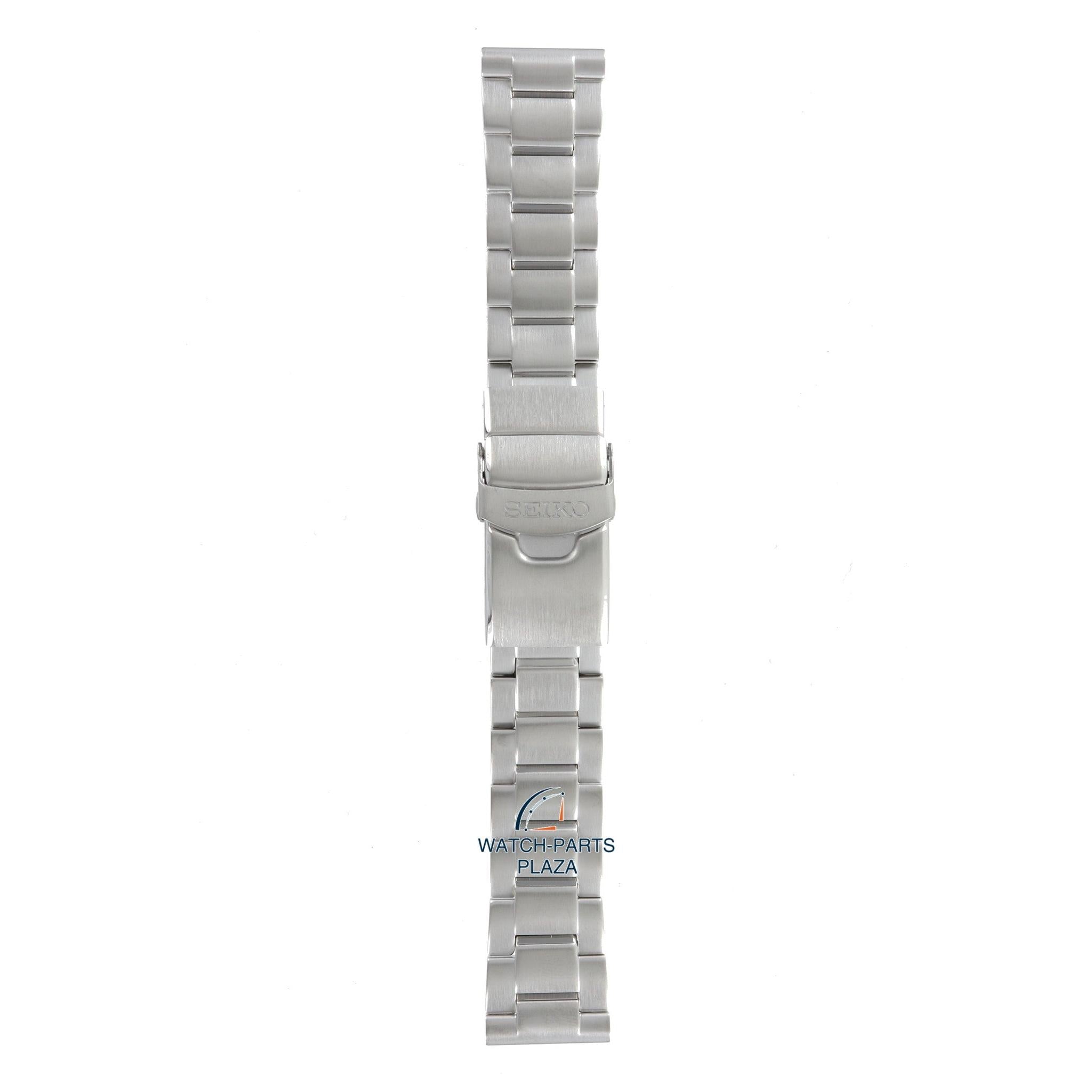 Seiko M0FPC37J0 Watch band SNE497 - V157 0CX0 grey stainless steel 22 mm - Prospex Solar - Watch Plaza