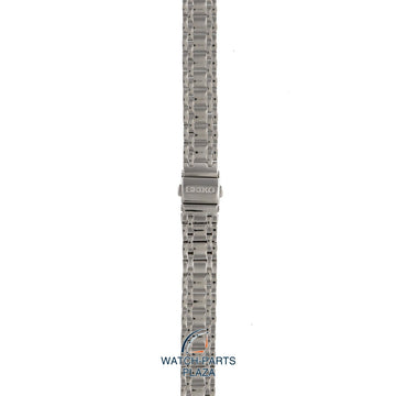 Seiko M0R8112J0 Watch band SRZ383 - 7N01 grey stainless steel 13 mm - Quartz - Watch Plaza