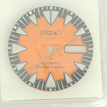 Seiko Monster SRP315J1 Dial Orange 4R36 - 01J0 SRP315K1 SRP315 - Watch Plaza