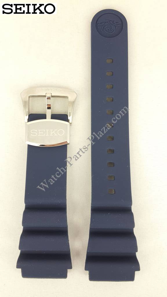 SEIKO Prospex PADI SRPA83K1 Blue Silicon Watch Band Z 22 mm R02Y012J0 - Watch Plaza