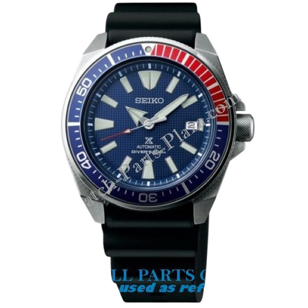 Seiko Prospex Samurai SRPB53K1 Watch Parts 4R35 - 01V0 Dial, Bezel, Hands & Chapter Ring - Watch Plaza