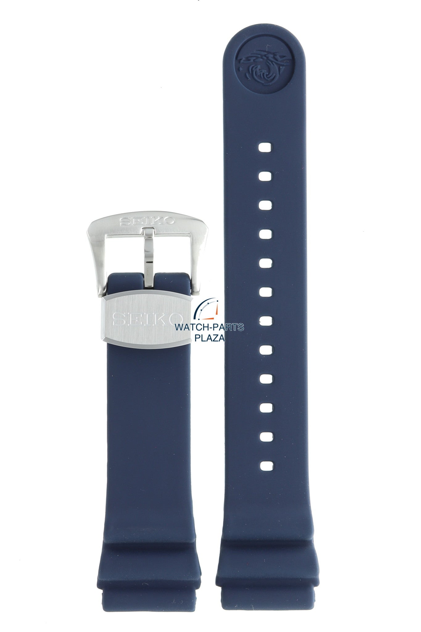 Seiko R02F013J0 Watch band SBDY023 & SRPC95 & SRPD15 dark blue rubber / silicone 22 mm - Prospex Turtle - Watch Plaza