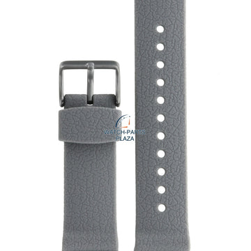 Seiko R040011N0 Watch band SNE537J1 & SNE537P1 grey rubber / silicone 22 mm - Prospex Solar - Watch Plaza