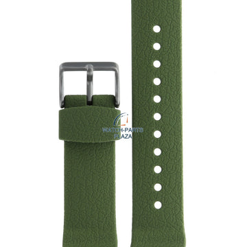 Seiko R040012N0 Watch band SNE535J1 & SNE535P1 green rubber / silicone 22 mm - Prospex Solar - Watch Plaza