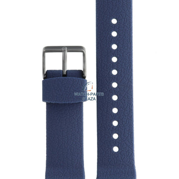 Seiko R040013N0 Watch band SNE533J1 & SNE533P1 dark blue rubber / silicone 22 mm - Prospex Solar - Watch Plaza