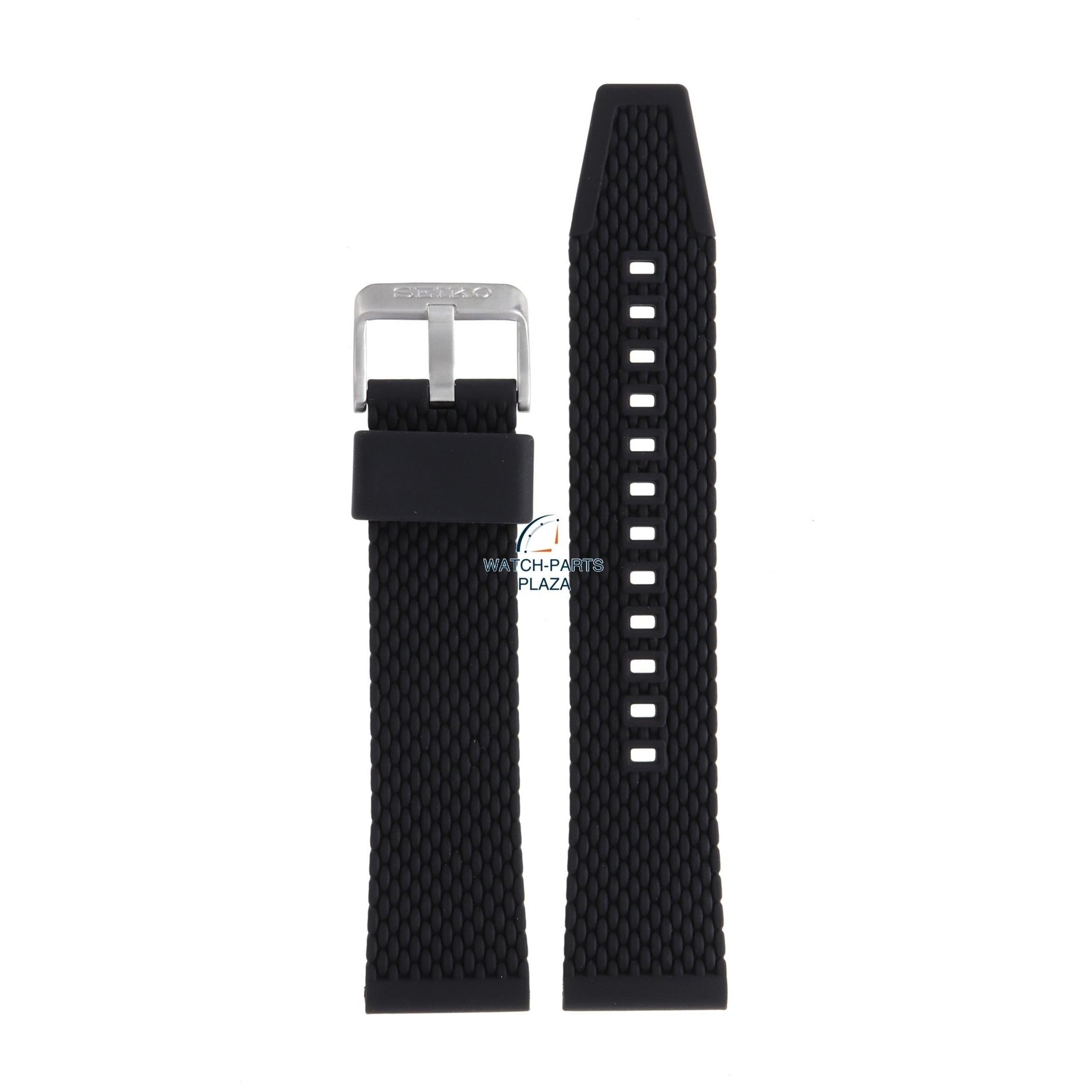 Seiko R045011J0 Watch band SRPD71 & SRPD73 black rubber / silicone 22 mm - 5 Sports - Watch Plaza
