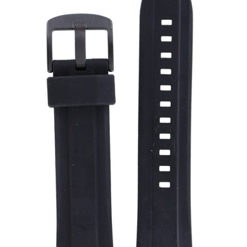Seiko SKZ274 & SNN249 Watch Band 301N1MR Black Silicone 22 mm - Watch Plaza