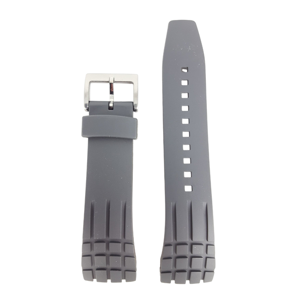 Seiko SNAD88, SNAD85 & SNDD73 Black Rubber Watch Strap 7T62 - 0KH0 Strap 24mm - 4A3K1MR - Watch Plaza