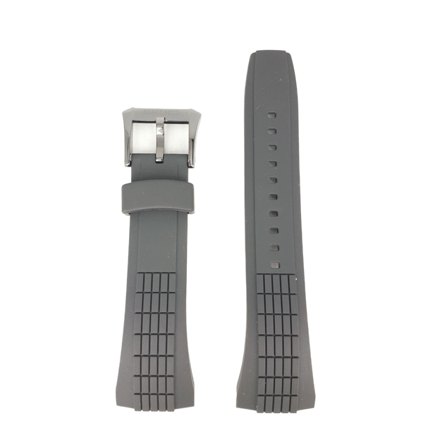 Seiko SNAE17P1 Black Rubber Watch Band 7T62 - 0KN0 Strap 26mm - Watch Plaza