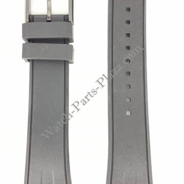 Seiko SNAF25P1 Black Rubber Watch Band 7T62 - 0LA0 Strap 21mm - Watch Plaza