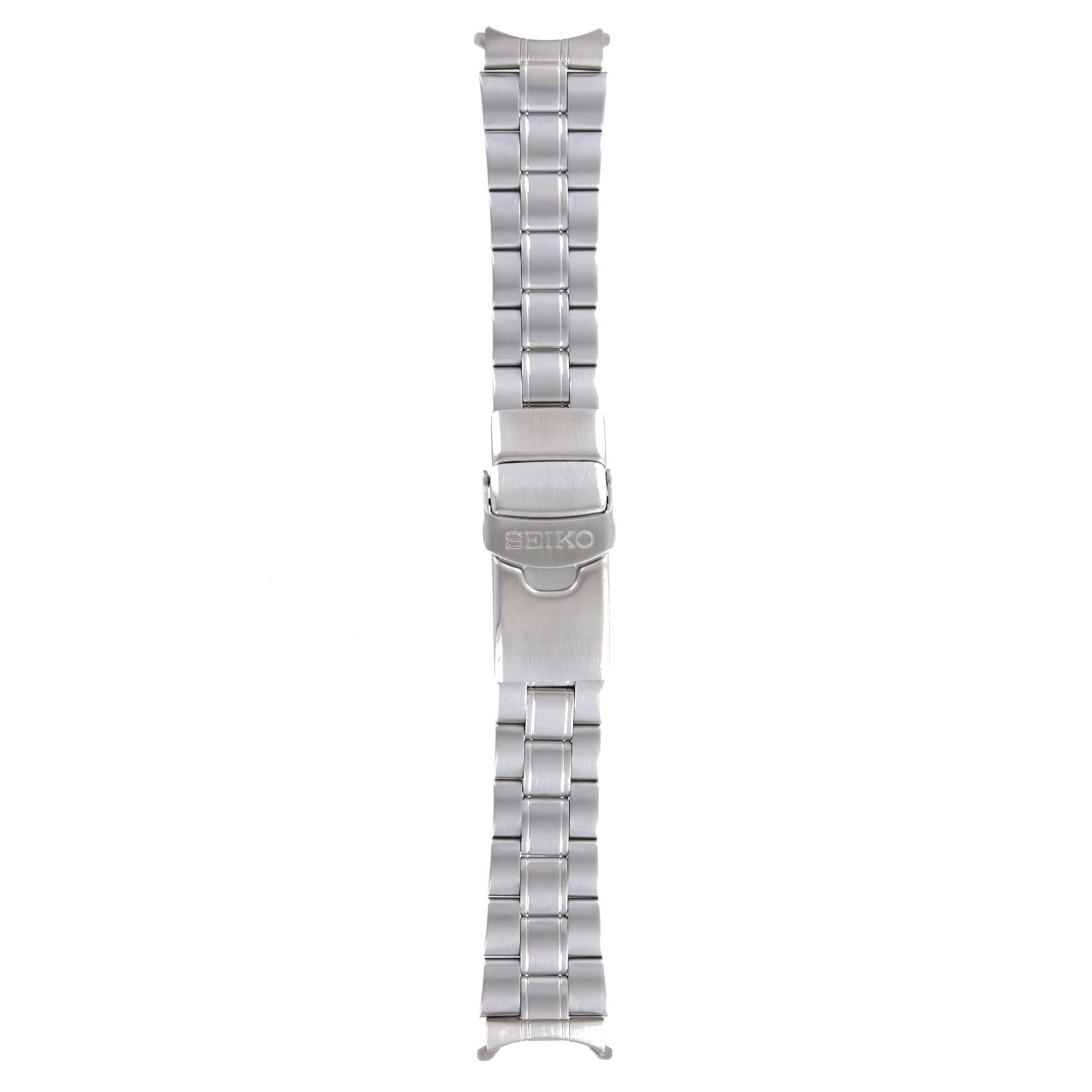 Seiko SNE001 - V145 - 0AA0 Watch Band 3140JB Grey Stainless Steel 20 mm Solar - Watch Plaza