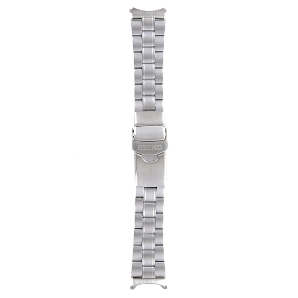 Seiko SNE001 - V145 - 0AA0 Watch Band 3140JB Grey Stainless Steel 20 mm Solar - Watch Plaza
