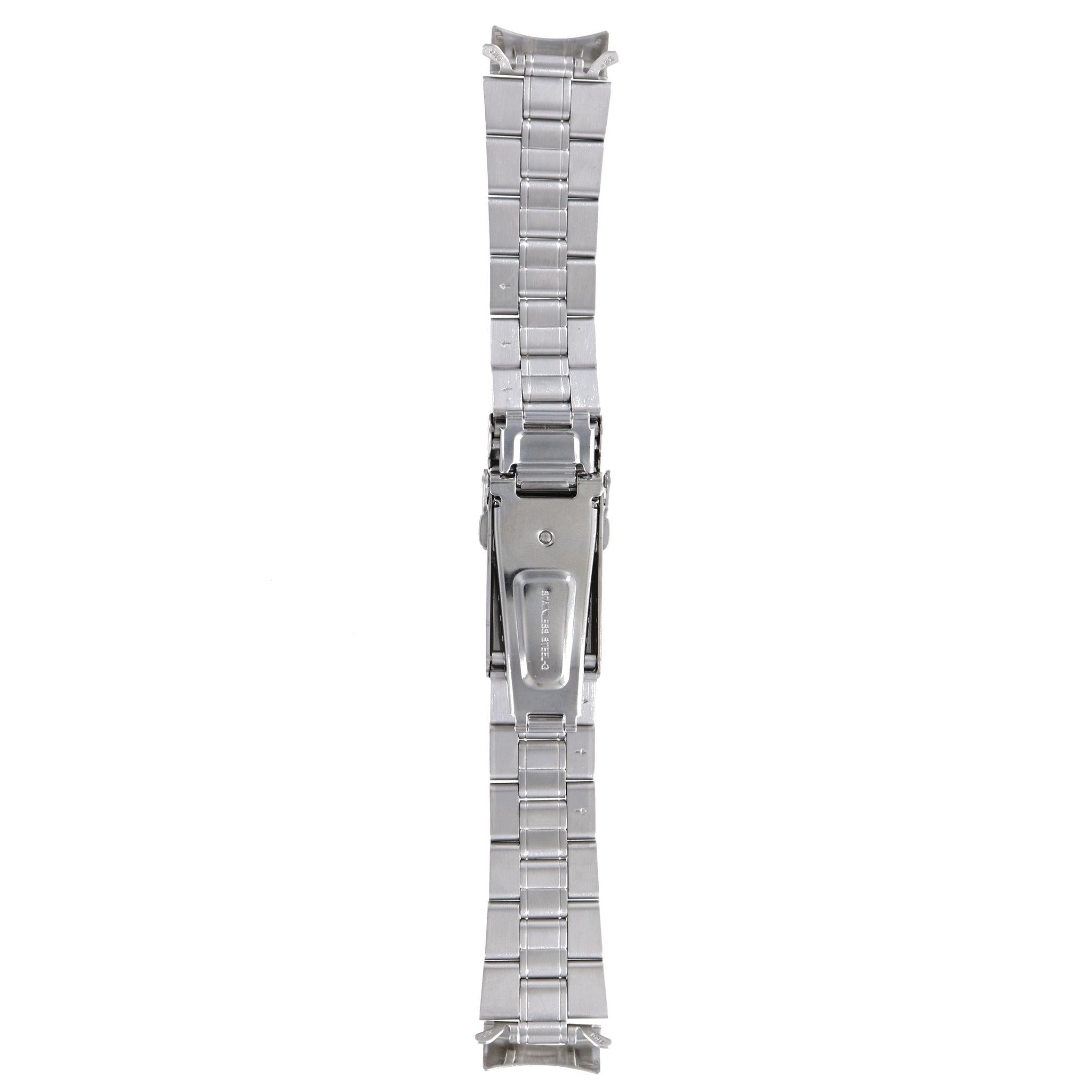 Seiko SNE001 - V145 - 0AA0 Watch Band 3140JB Grey Stainless Steel 20 mm Solar - Watch Plaza