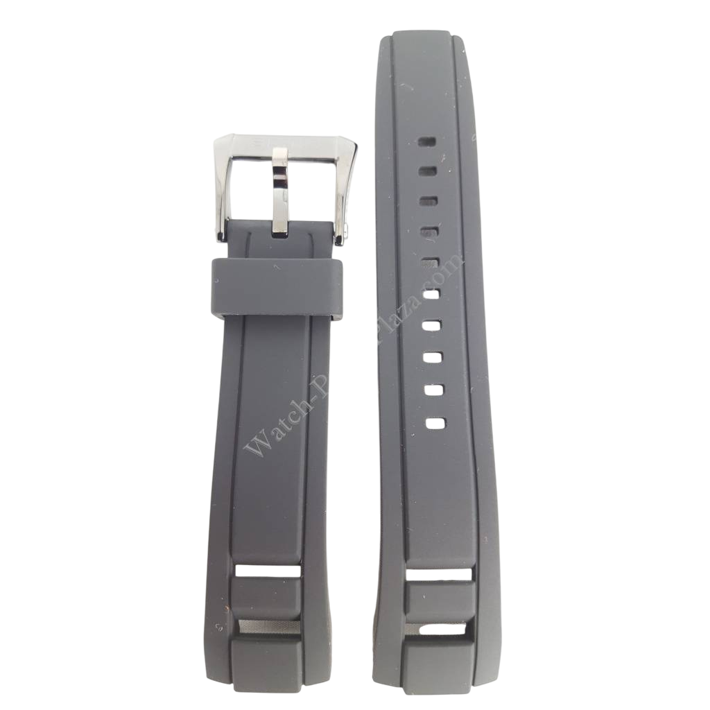 SEIKO SPC149P1 Black Silicon Watch Band 22 mm R02L011M0 Yachting Timer 7T84 - 0AE0 - Watch Plaza