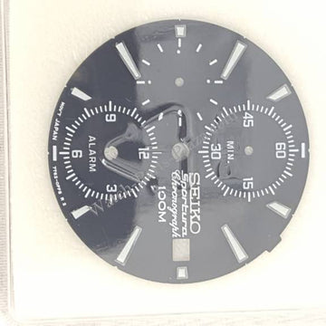 SEIKO SPORTURA CHRONOGRAPH BLACK DIAL SNA481P1 / SNA451P1 - 7T62 0ED0 - Watch Plaza