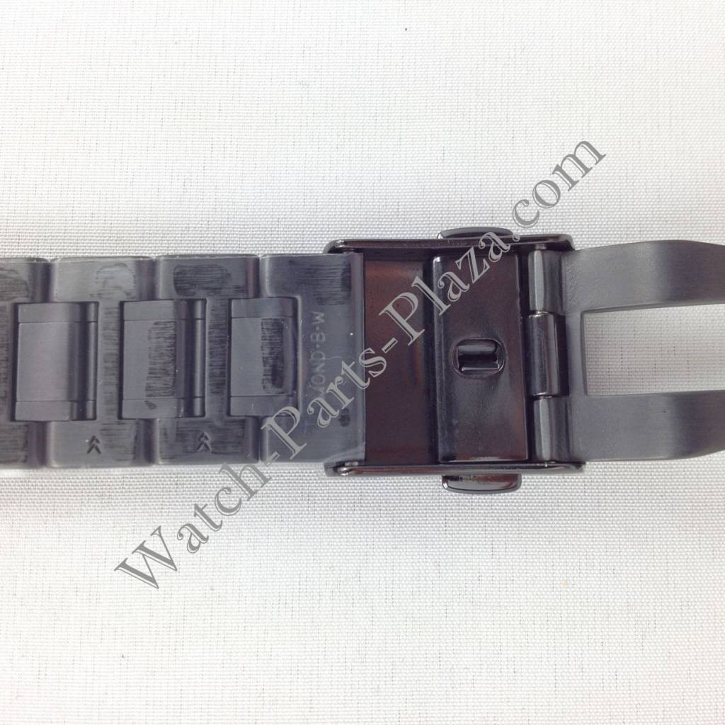 Seiko Sportura Stainless Steel Watch Band Black 21mm 7T62 - 0KV0 - Watch Plaza
