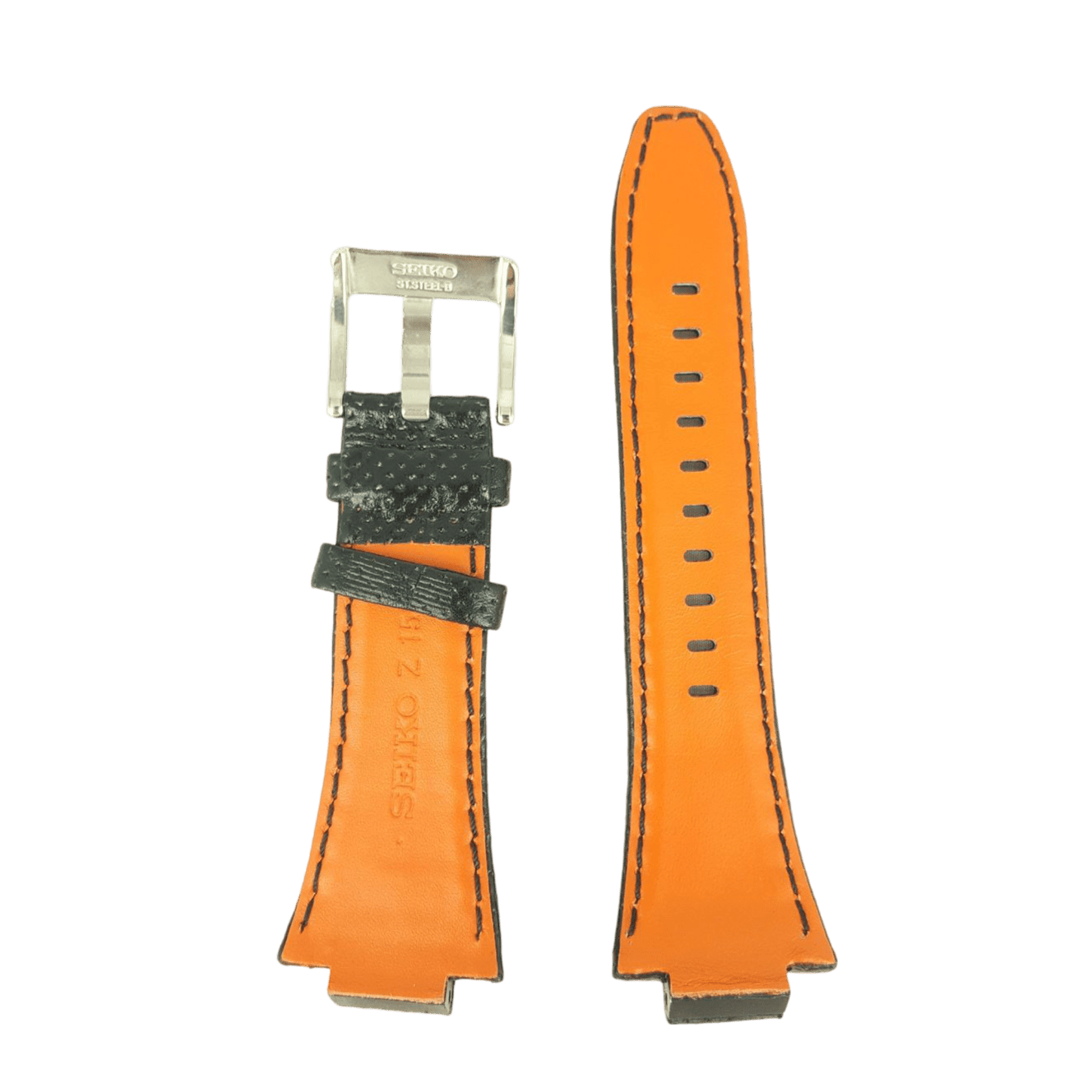 Seiko Sportura Watch Strap SNL017P1 / SNL021P1 Band 7L22 - 0AE0 15mm - Watch Plaza