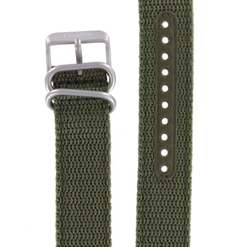Seiko SRP145, SMY141 & SNKH69 Watch Band 301D3JL Green Textile 20 mm 5 Sports - Watch Plaza
