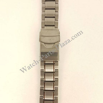 Seiko SRP429 5 Sports Stainless Steel Watch Band 22mm 4R36 - 02E0 - Watch Plaza