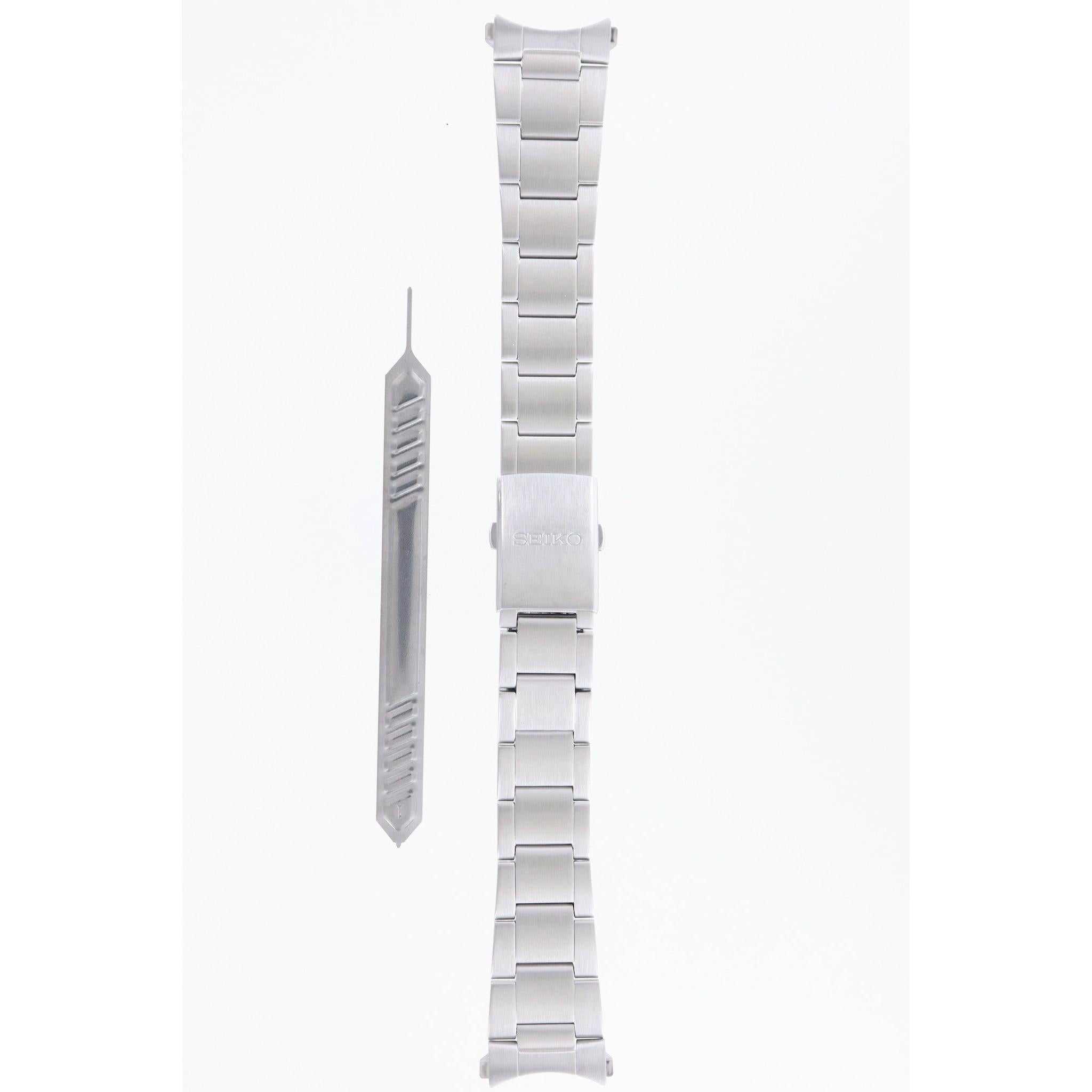 Seiko W57D1AM watch band SZSB006 stainless steel 4R35 - 02R0 20mm TicTac 35th Anniversary - Watch Plaza