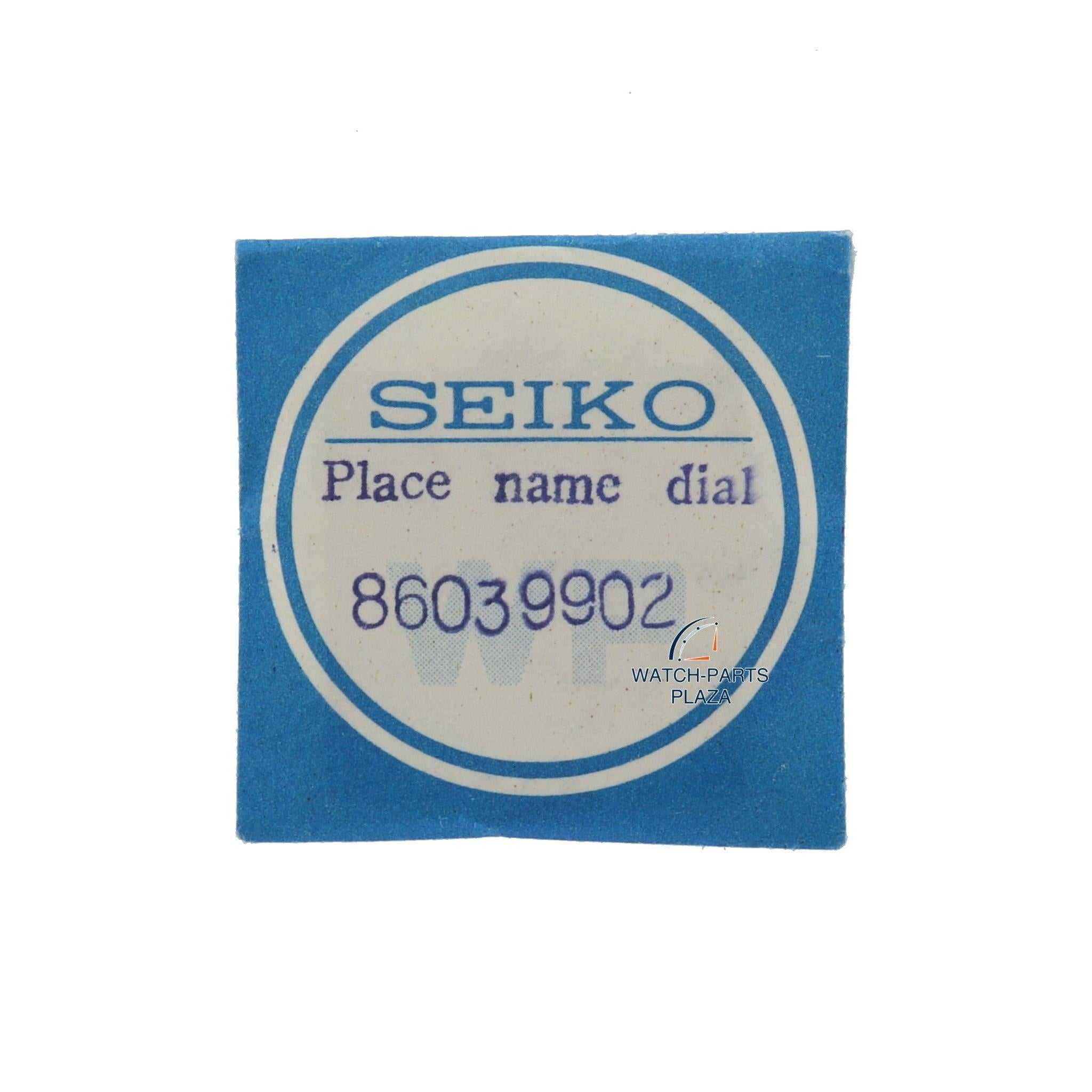 Seiko World Time 6117 6400 / 6409 dial / chapter ring black original 86039902 - Watch Plaza