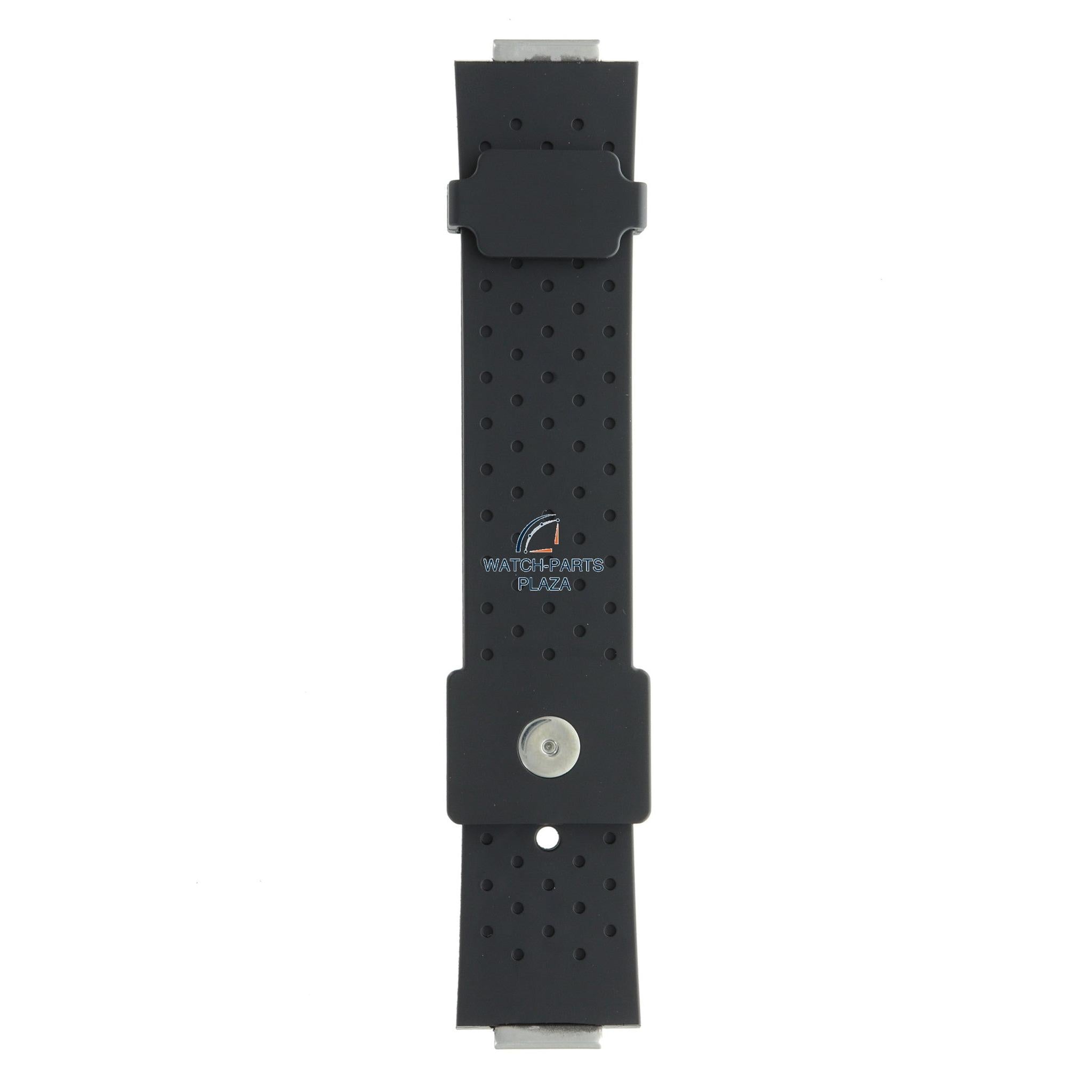 Seiko YD3L6BB Watch band VJ21 5020, WWB3 5000 black rubber / silicone 14 mm - Issey Miyake - Watch Plaza