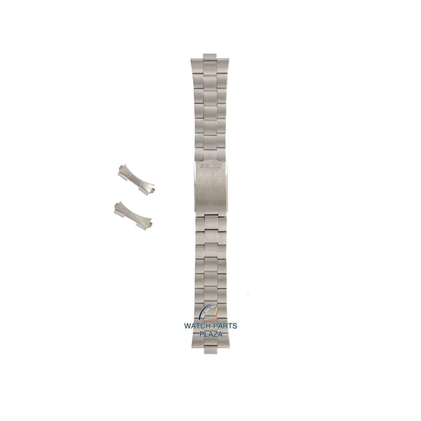 Seiko Z1268S Watch band 7009 4000 grey stainless steel 19 mm - 5 - Watch Plaza