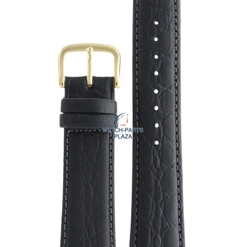 Seiko ZRA34G Watch band 7T32 7B3B - SDW196 black leather 20 mm - Quartz Chronograph - Watch Plaza