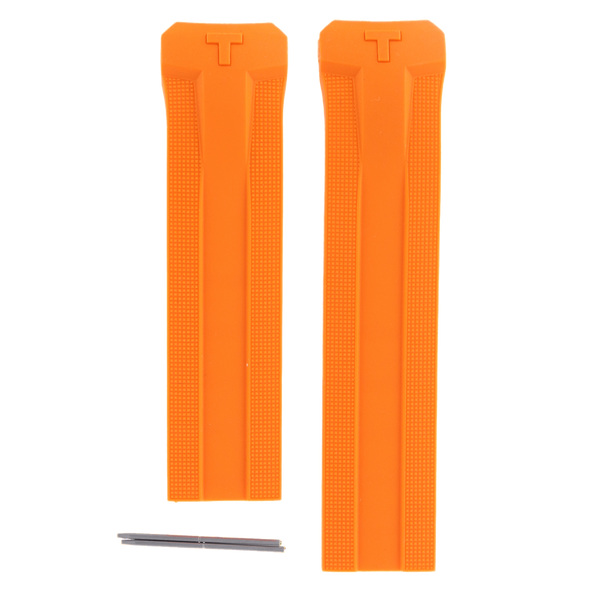 Tissot Expert Solar T091420 A BH Watch Band T610034735 Orange Silicone 22 mm T - Touch Solar - Watch Plaza