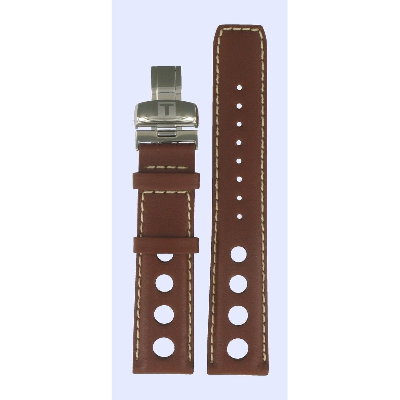Tissot J562/662 T - Touch Watch Band T600013240 Brown Leather 20 mm PRS 516 - Watch Plaza