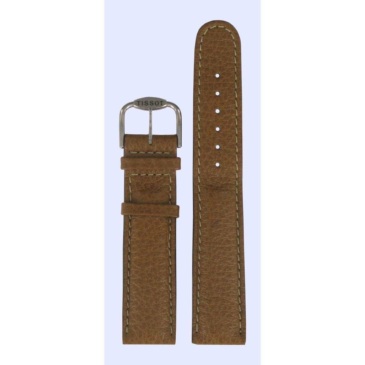 Tissot L390G / L 390 Classic Watch Band T600013088 Brown Leather 19 mm Timesquare - Watch Plaza