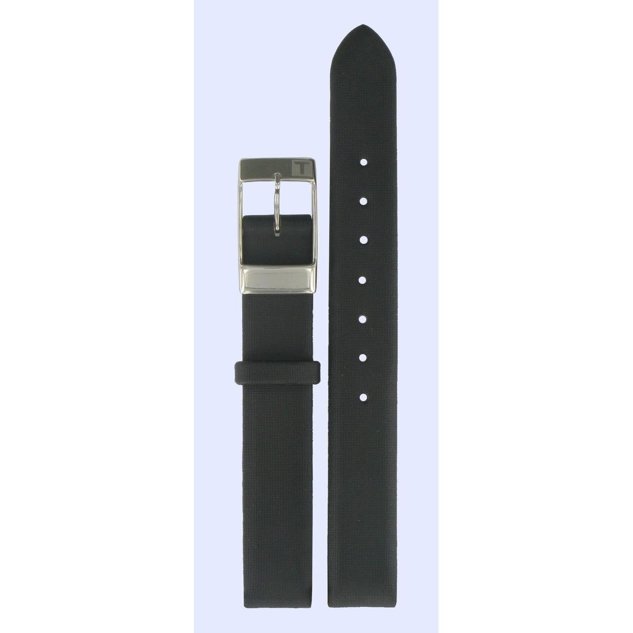 Tissot L830N Lady T5 Watch Band T600013388 Black Leather 12 mm Equi - T - Watch Plaza