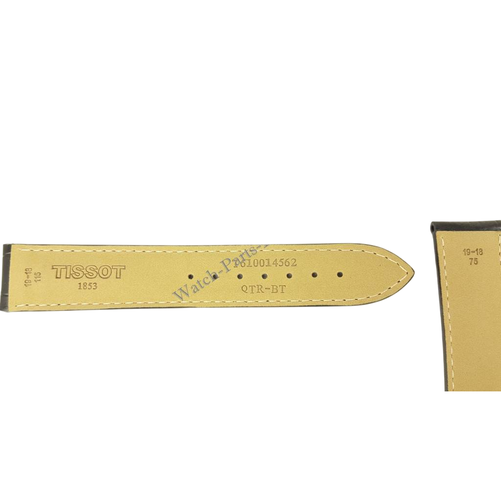 Tissot PRC200 - T014430 & T171526 Watch Band T600013369 Black Leather 19 mm PRC 200 - Watch Plaza