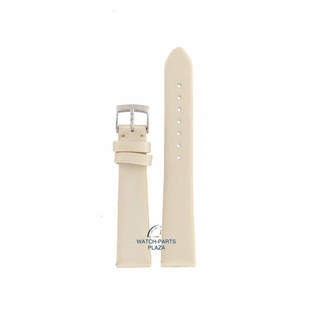 Tissot T009110 Watch Band T603025355 White Leather 17 mm T - Moments - Watch Plaza