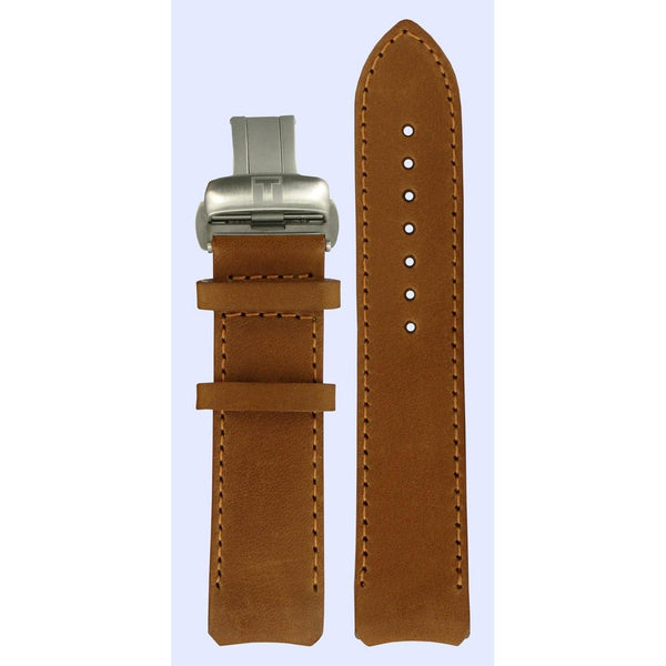 Tissot T013420 A Watch Band T600030601 Brown Leather 21 mm T - Touch Expert - Watch Plaza