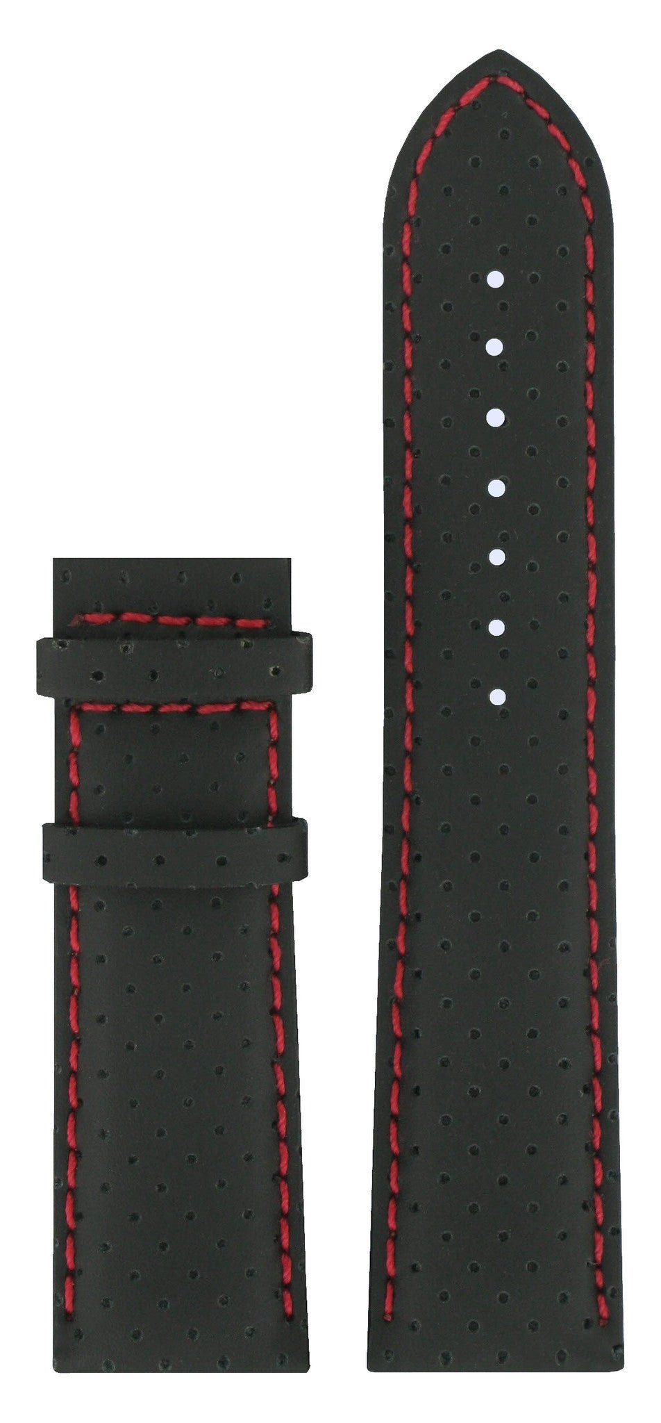 Tissot T018617A Watch Band T610027194 Black Leather 22 mm T - Racing - Watch Plaza