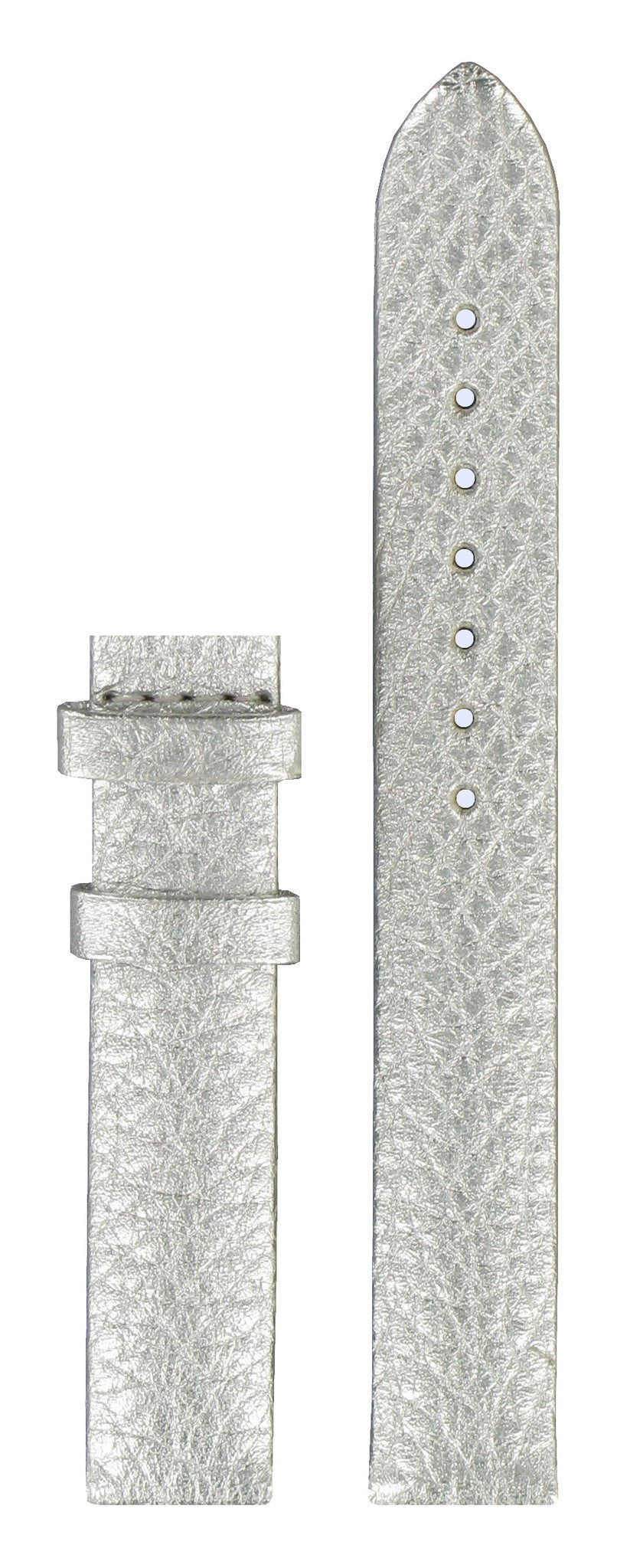Tissot T02147582 Watch Band T610026392 Silver Textile 14 mm T - Wave - Watch Plaza