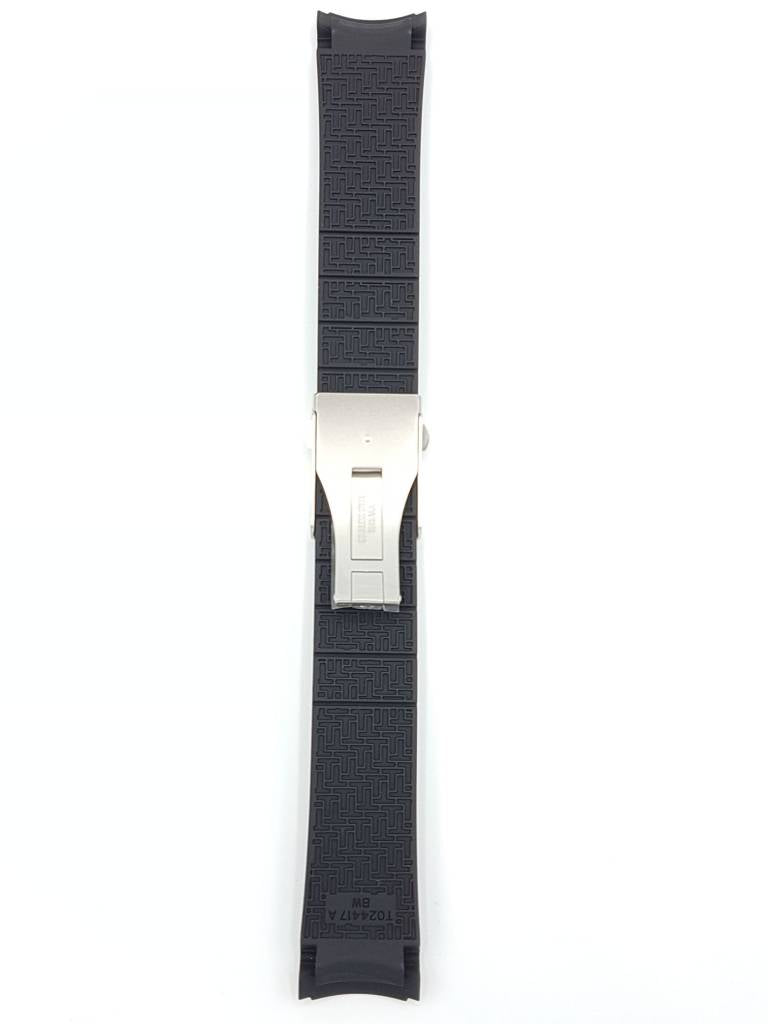 Tissot T024417A & T024427A Veloci Watch Band T603028917 Black Silicone 22 mm T - Sport - Watch Plaza
