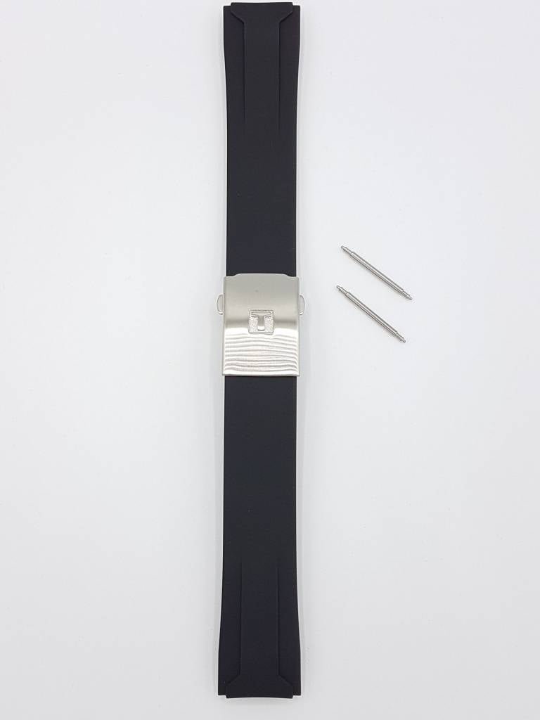 Tissot T024417A & T024427A Veloci Watch Band T603028917 Black Silicone 22 mm T - Sport - Watch Plaza