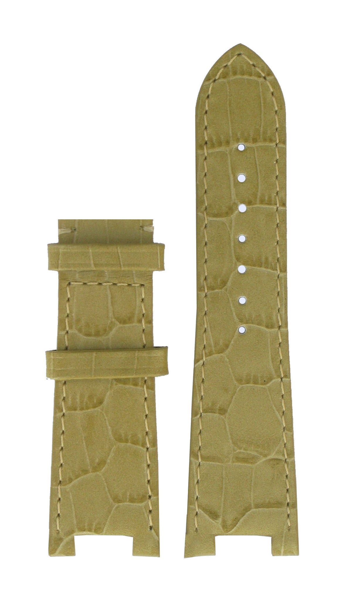 Tissot T032309A Watch Band T610027490 Beige Leather 11 mm My - T - Watch Plaza