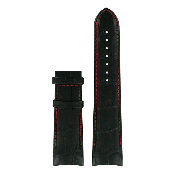 Tissot T0354391603101 XL Watch Band T610031876 Black Leather 23 mm Couturier - Watch Plaza