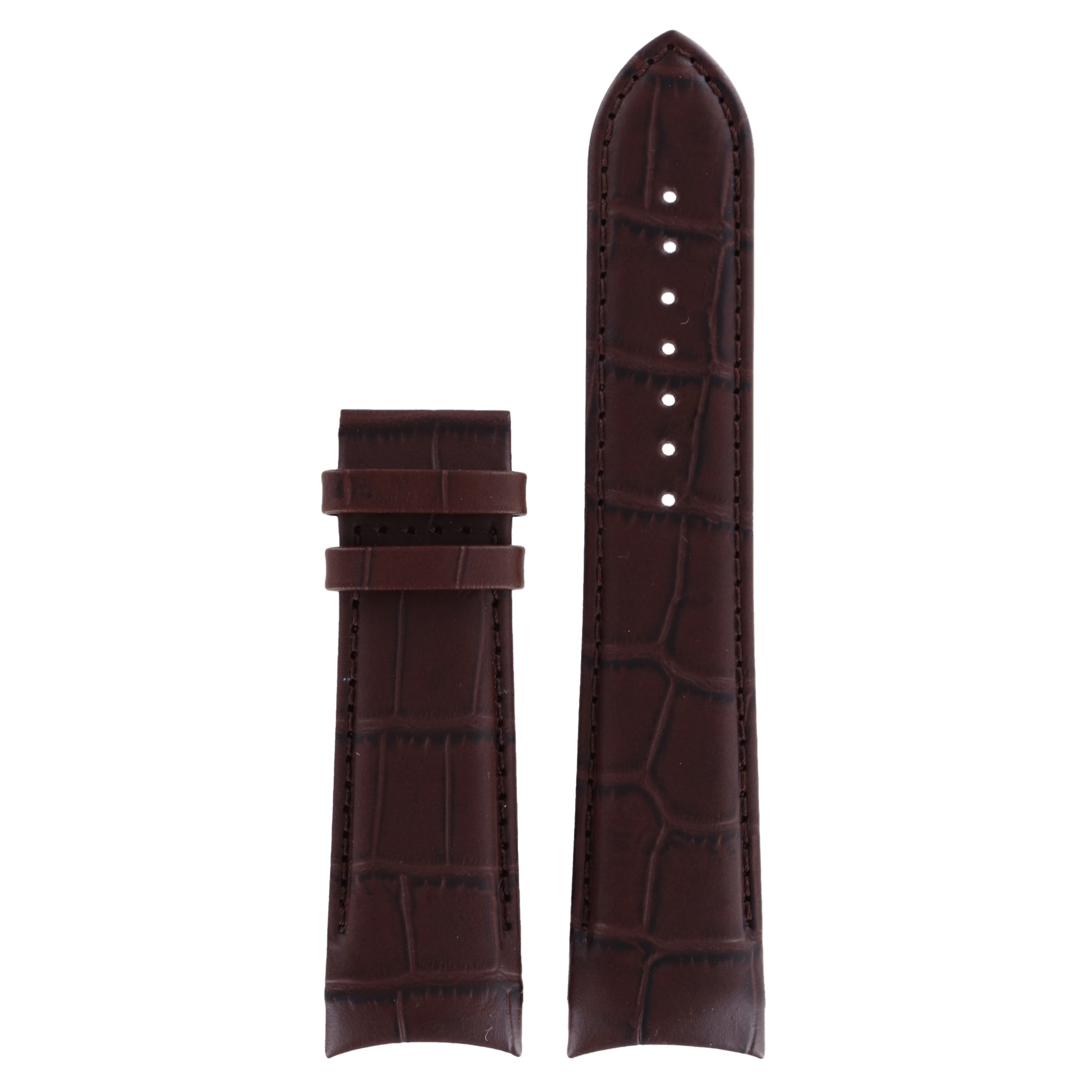 Tissot T035439A & T035617A Watch Band T610027774 Brown Leather 23 mm Couturier - Watch Plaza