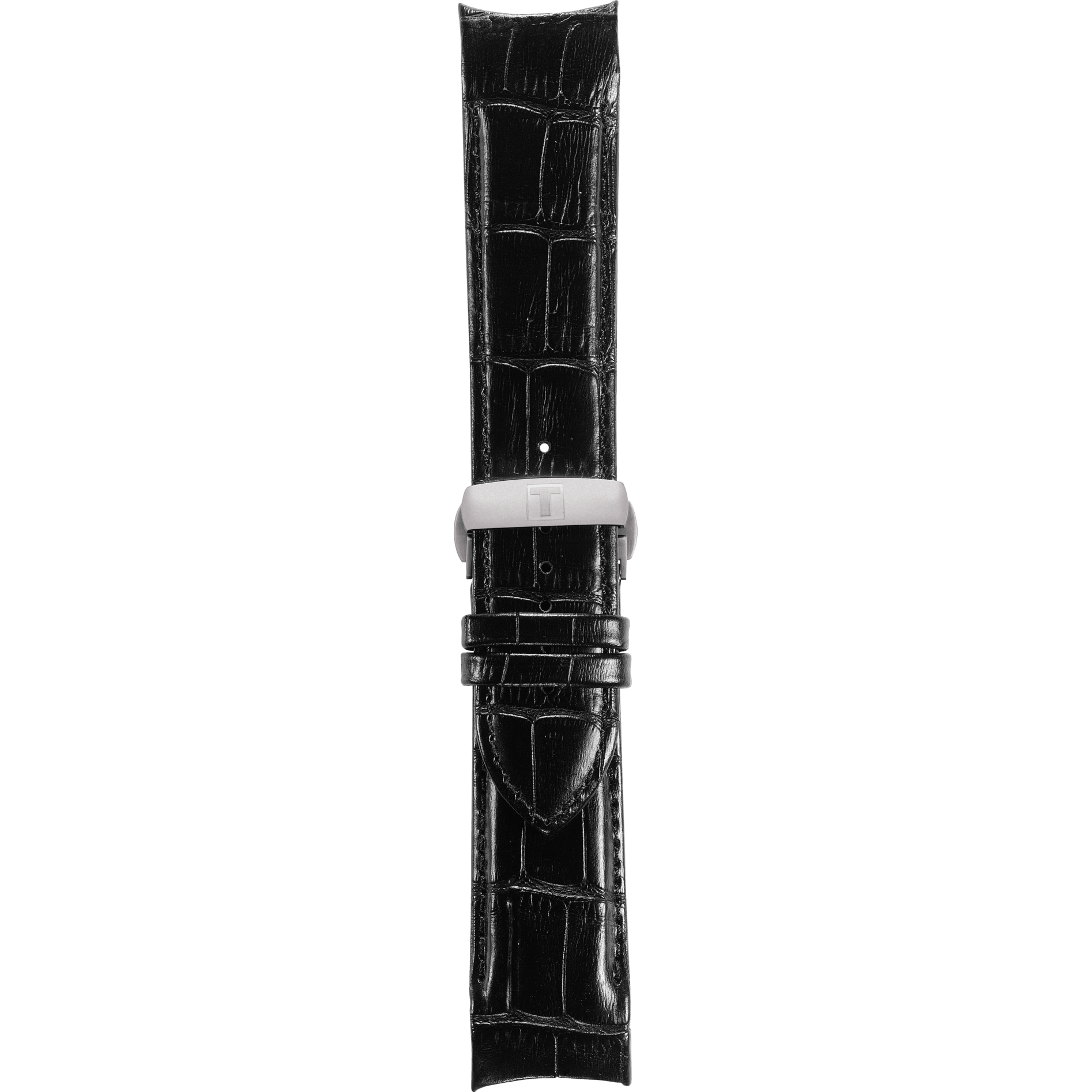 Tissot T035614A & T035627A T - Classic Watch Band T600028609 Black Leather 24 mm Couturier - Watch Plaza