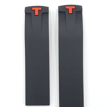 Tissot T036417A - T - Sport Watch Band T610028498 Black Silicone 20 mm PRS 330 - Watch Plaza