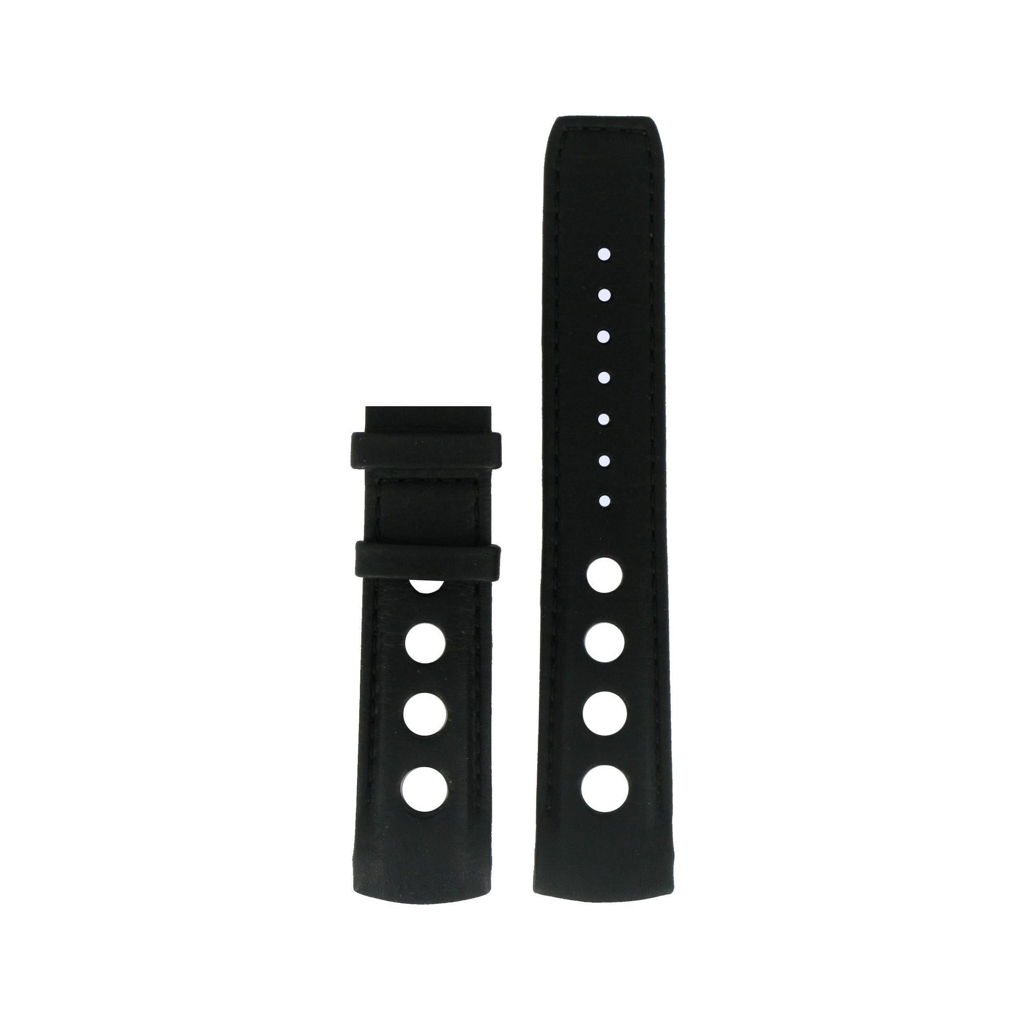 Tissot T044430A - XL Watch Band T610029603 Black Leather 20 mm PRS 516 - Watch Plaza