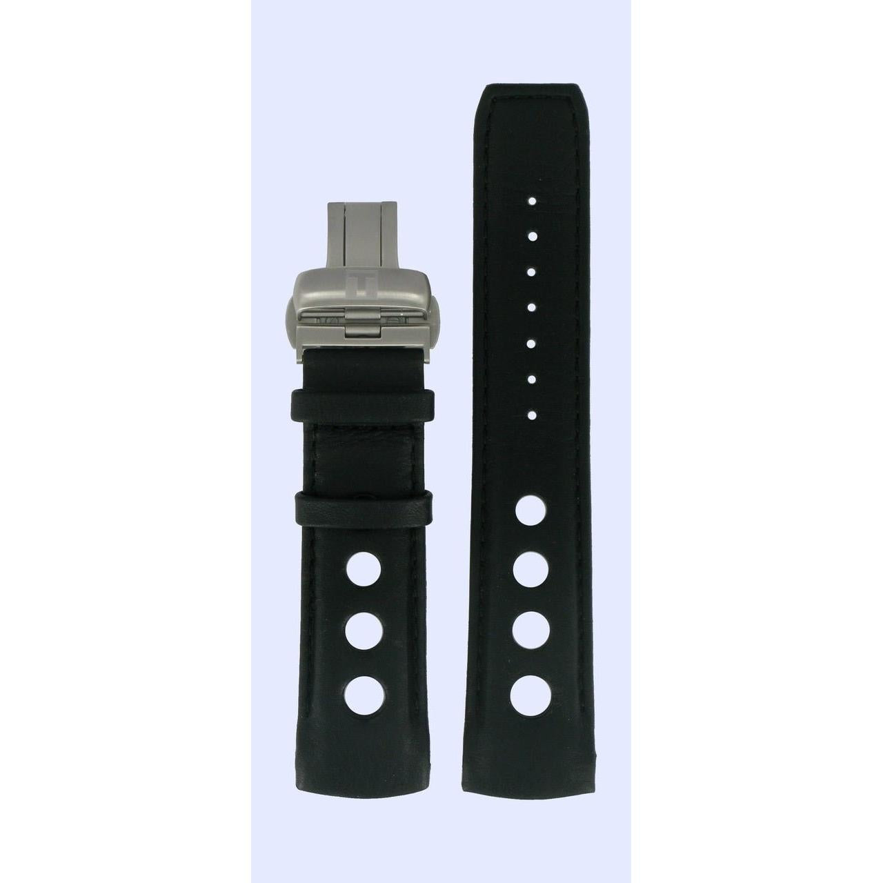 Tissot T044632A & T044614A Watch Band T600029671 Black Leather 22 mm PRS 516 - Watch Plaza