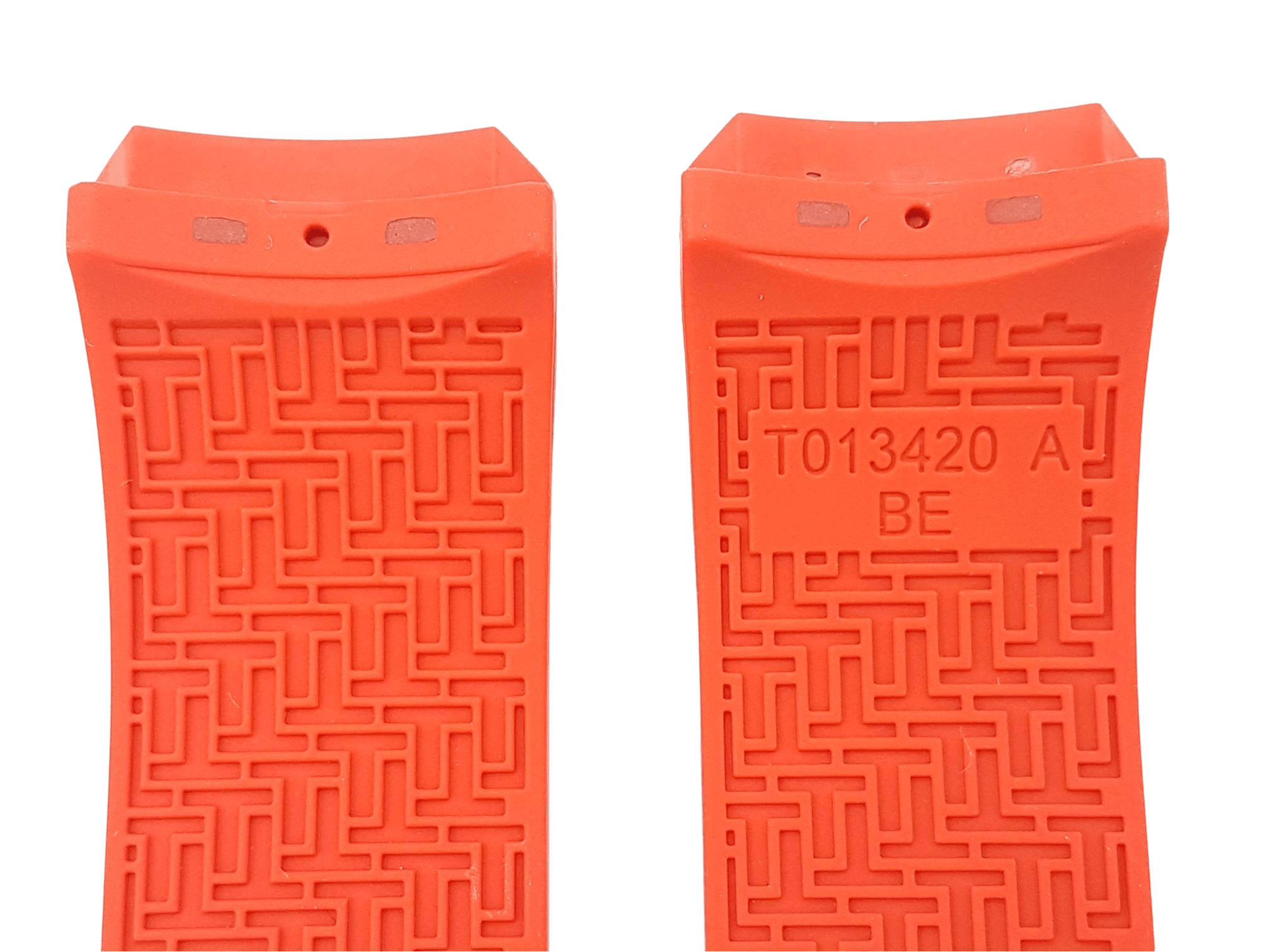 Tissot T047420A T Touch II Watch Band T610035317 Red Silicone 21 mm T - Touch - Watch Plaza