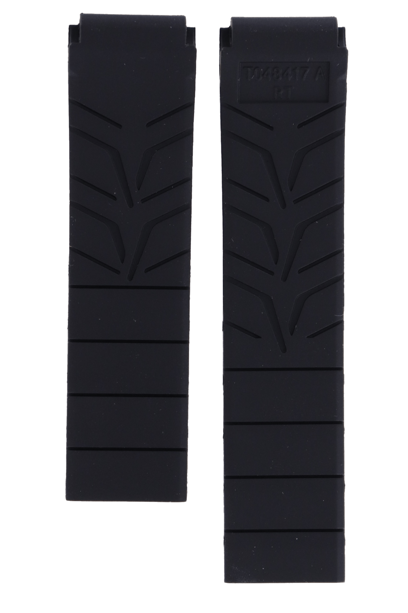 Tissot T048417A & T048427A Watch Band T610029696 Black Silicone 21 mm T - Race - Watch Plaza
