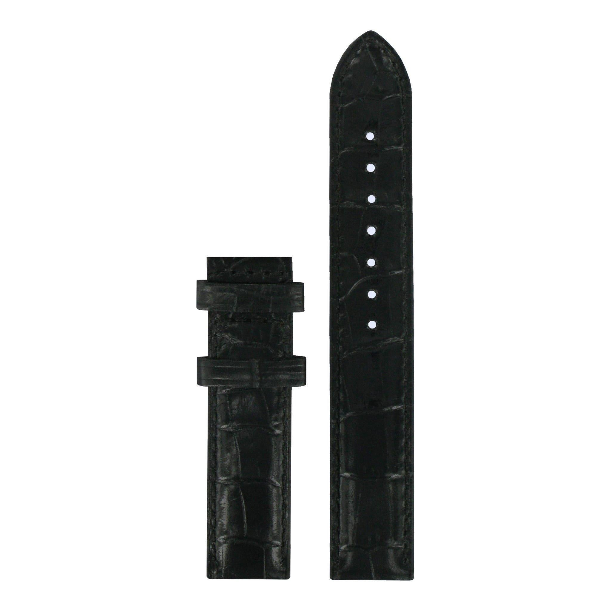 Tissot T050207A, T050217A & T906217A Watch Band T610029086 Black Leather 16 mm Lady Heart & Dressport - Watch Plaza