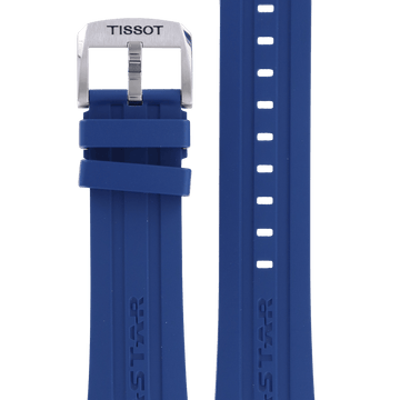 Tissot T066427A Seastar 1000 Watch Band T603031454 Blue Silicone 23 mm Seastar 1000 - Watch Plaza